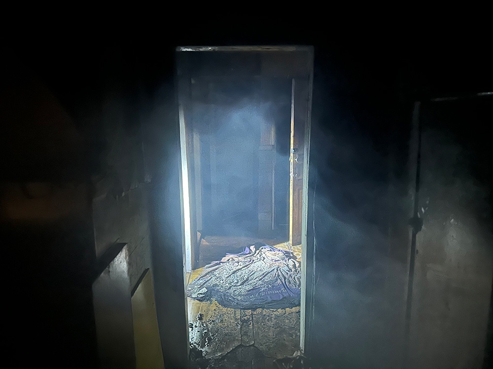 Нічна пожежа в квартирі в Кагарлику на вулиці Відродження 2