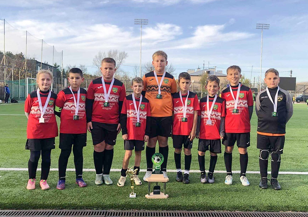 Команда ДЮСШ Кагарлик срібний призер чемпіонату з футболу в Козині