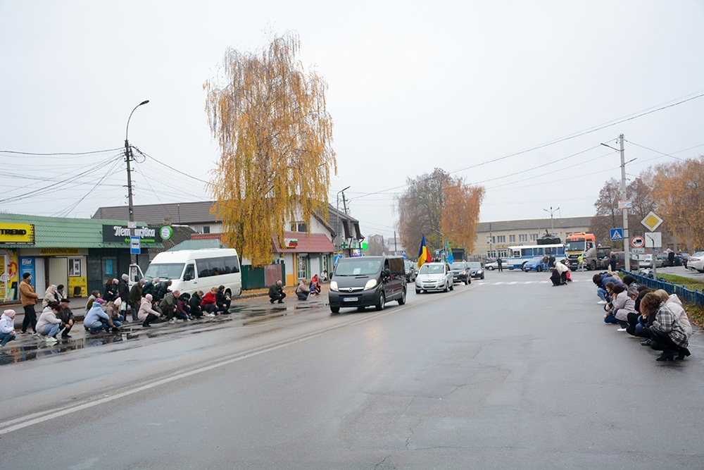 Кагарлик прощається із воїном Віталієм Шандренком