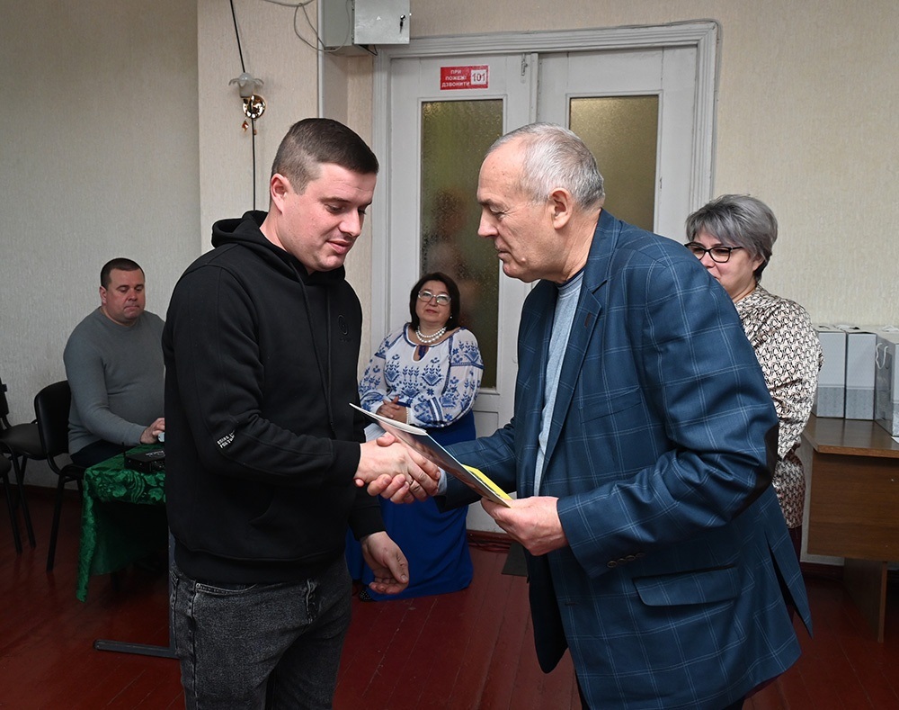 Урочисте вручення Подяк міським головою Олександром Панютою кращим аграріям Кагарличчини 