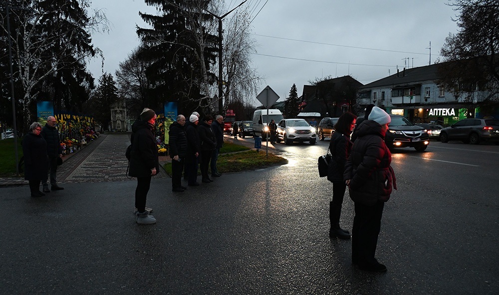 Вшанування жертв голодоморів у Кагарлику 22 листопада 2025 року