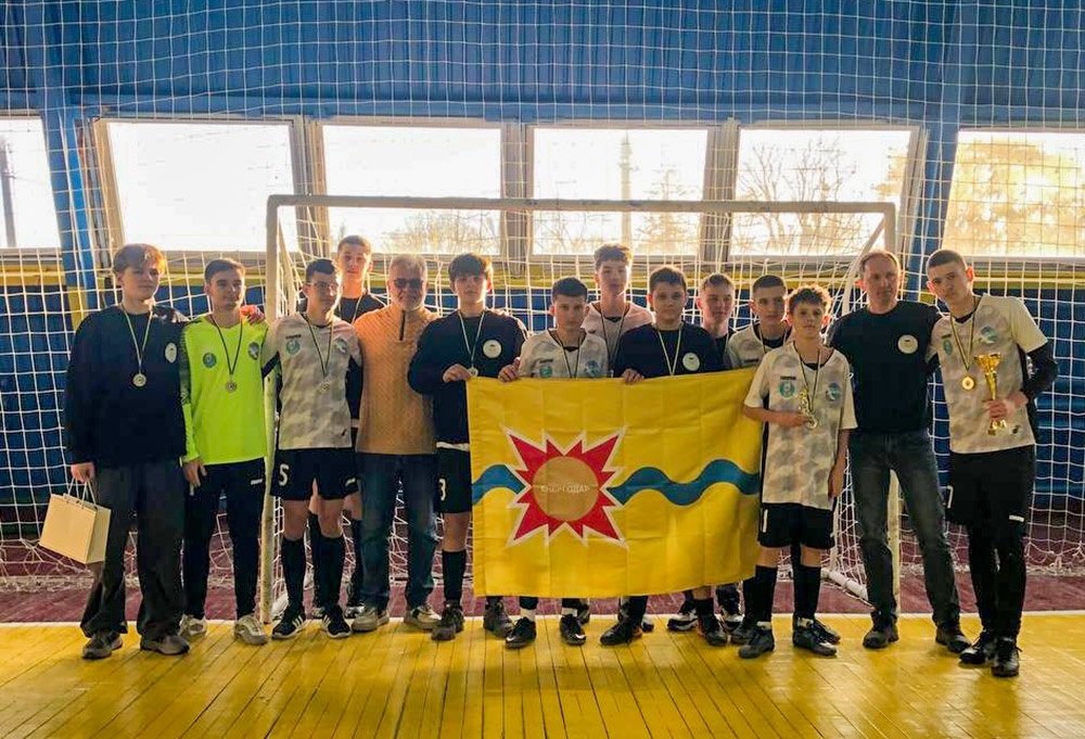 Бронзові призери турніру - команда "Енергодар"