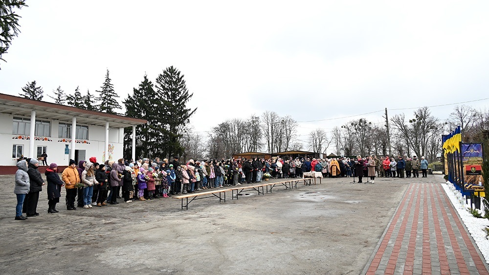 Відкриття Алеї Слави в селі Черняхів на Кагарличчині