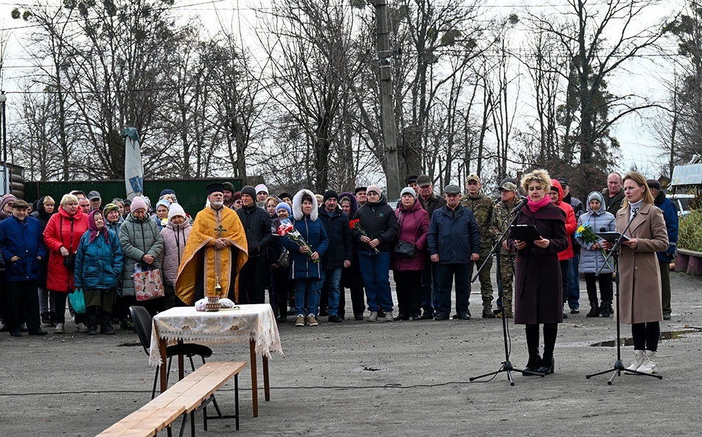 Відкриття Алеї Слави в селі Черняхів на Кагарличчині - 2