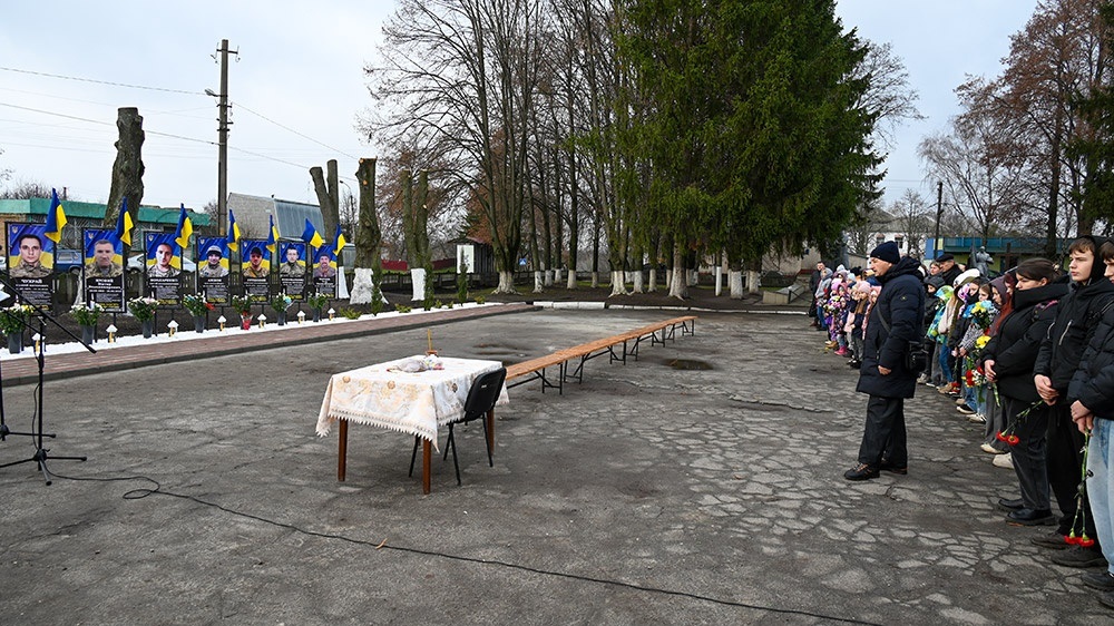 Відкриття Алеї Слави в селі Черняхів на Кагарличчині - 7