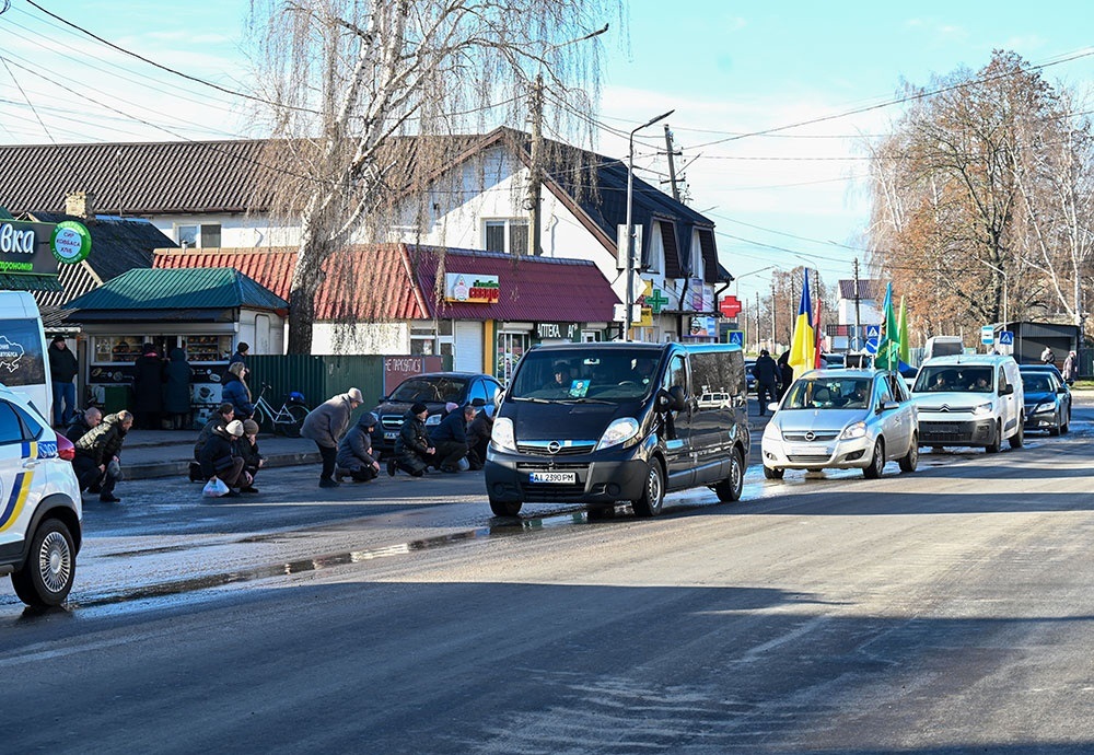 Кагарлик прощається із воїном Максимом Коржовим