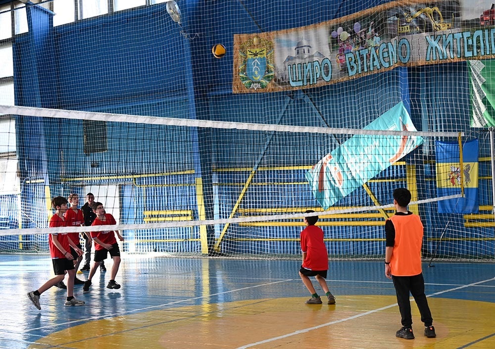 Змагання з волейболу в Кагарлику
