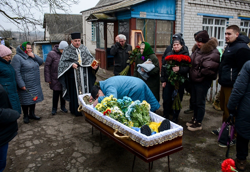 У Зеленому Яру провели в останню путь воїна Ярослава Грушка