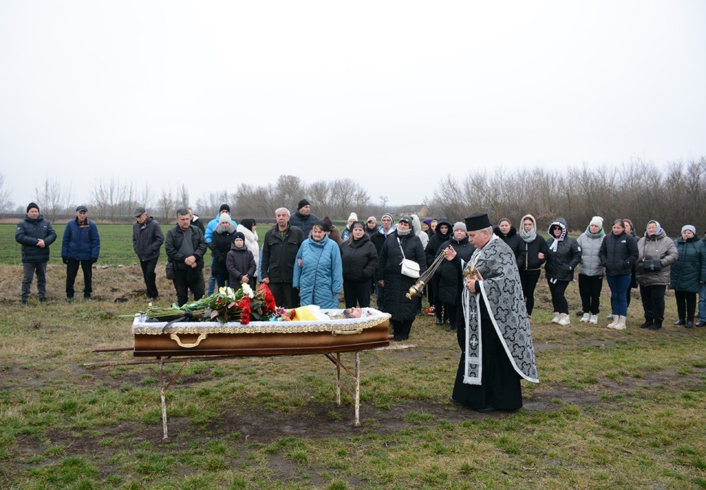 У Зеленому Яру провели в останню путь воїна Ярослава Грушка