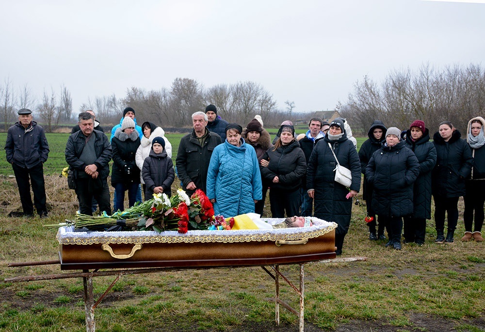 У Зеленому Яру провели в останню путь воїна Ярослава Грушка