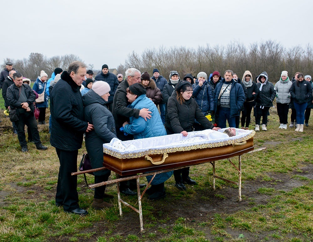 У Зеленому Яру провели в останню путь воїна Ярослава Грушка