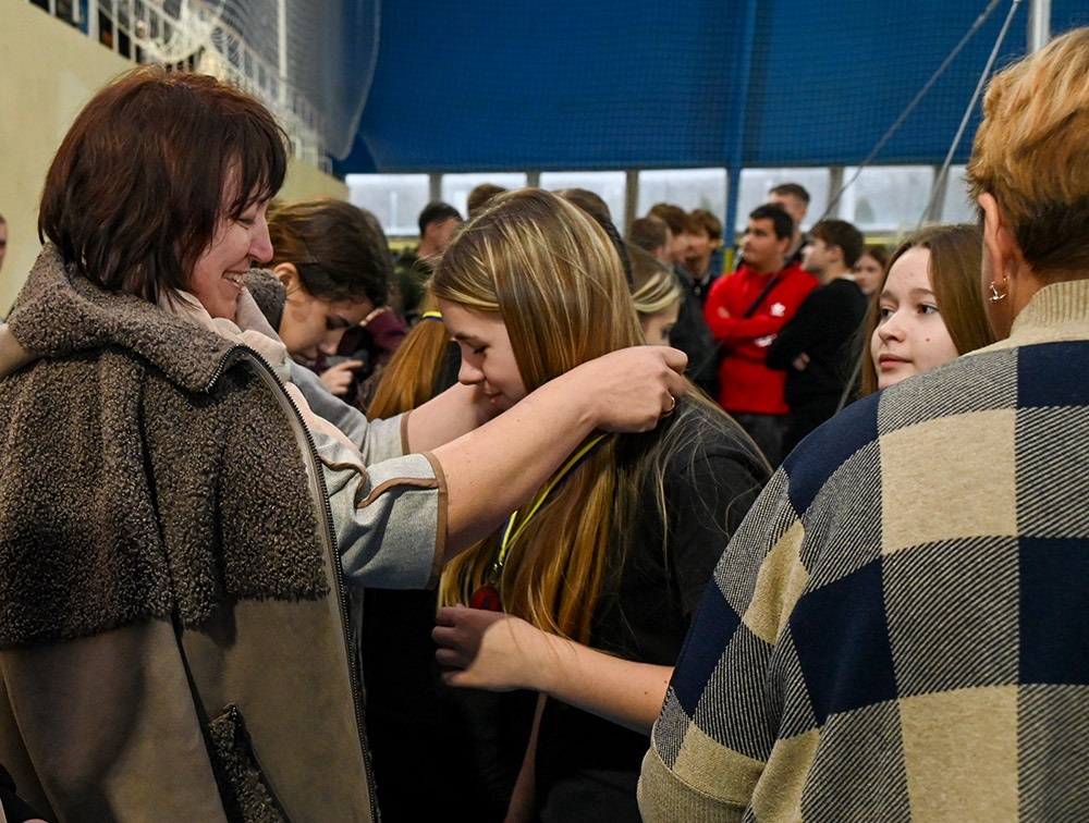 Моменти нагородження призерів змагань 