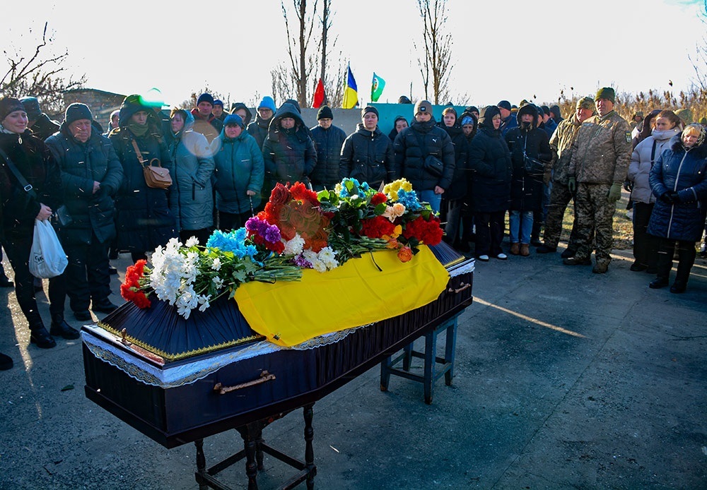 У Кагарлику провели в останню путь воїна Юрія Тригуба