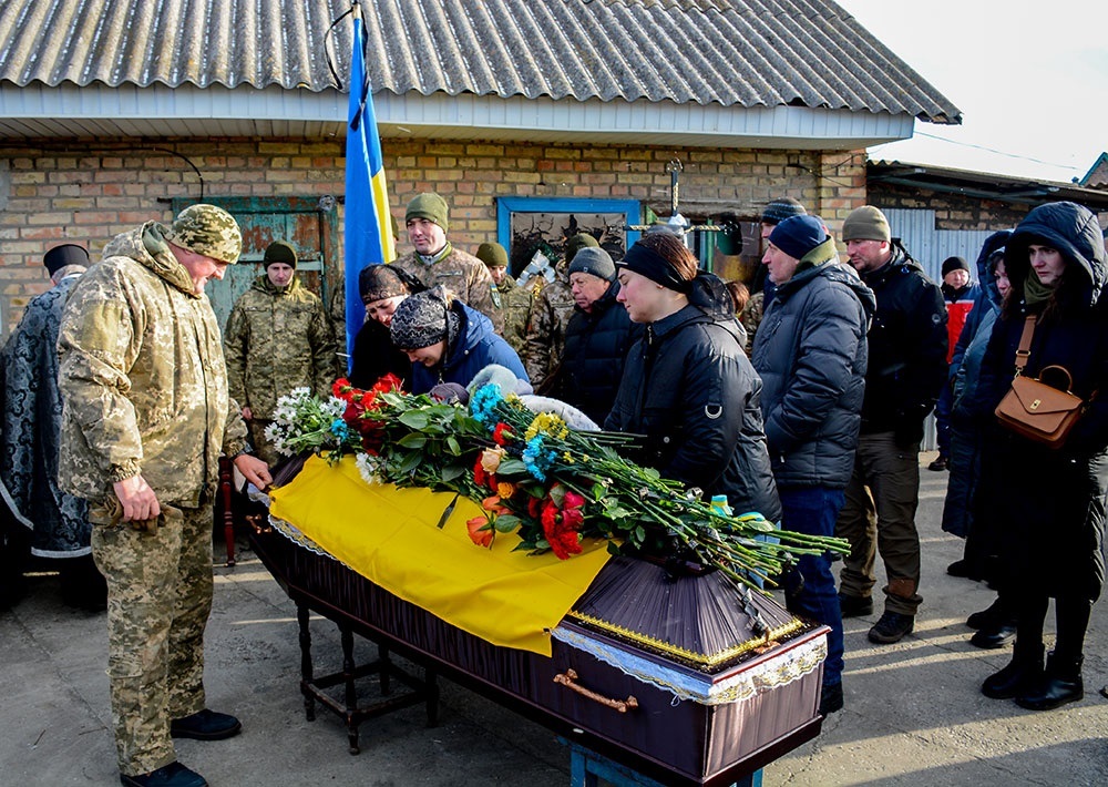 У Кагарлику провели в останню путь воїна Юрія Тригуба - 7