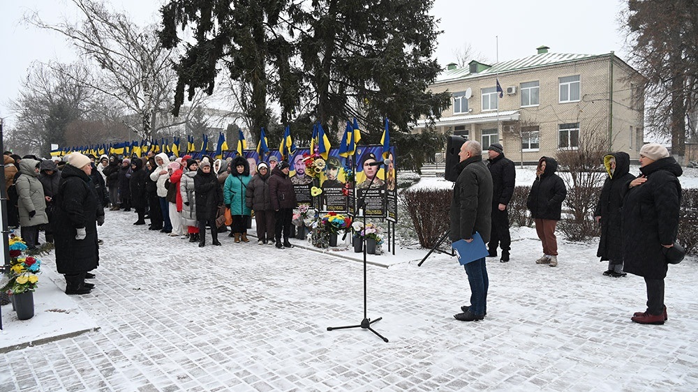 У Кагарлику на Алеї Слави відкрили банери ще 4 Героям - 4