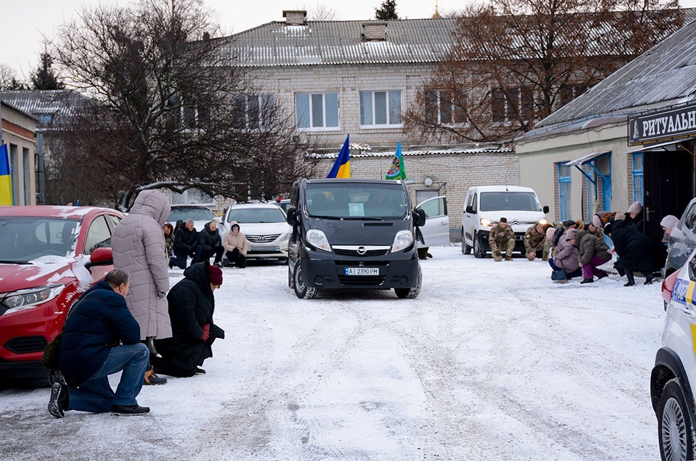 Кагарлик прощається із воїном Олександром Лісовим
