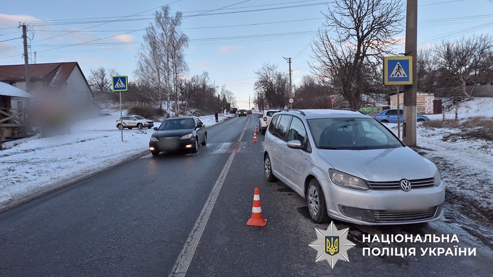 Місце ДТП у Кагарлику на перехресті вулиць Столична та Берегова