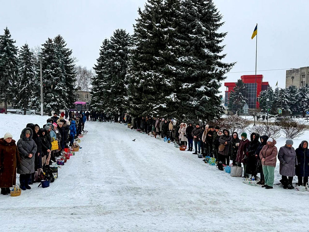 Освячення води 6 січня в Кагарлику