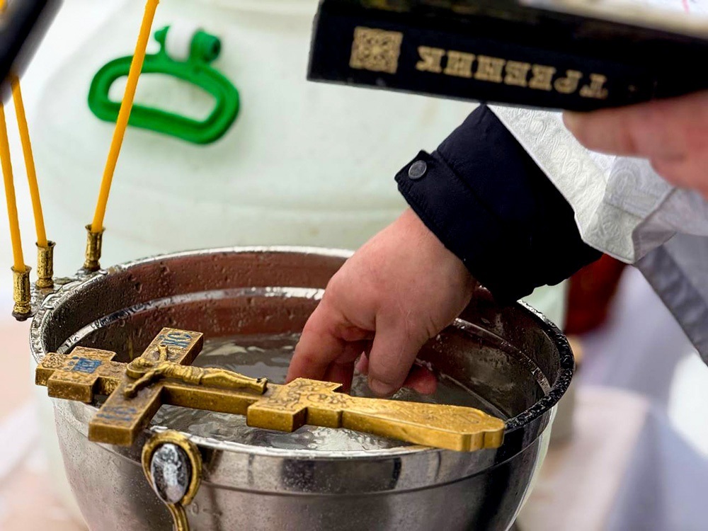 Освячення води 6 січня в Кагарлику