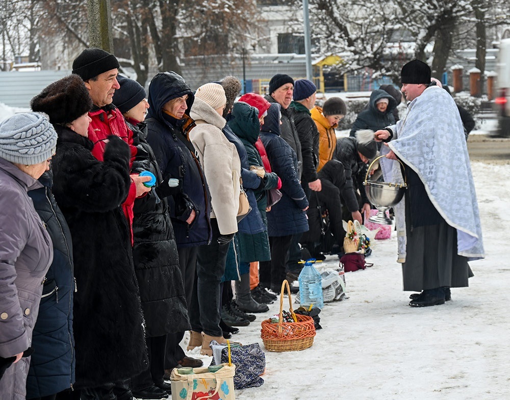 Освячення води 6 січня в Кагарлику