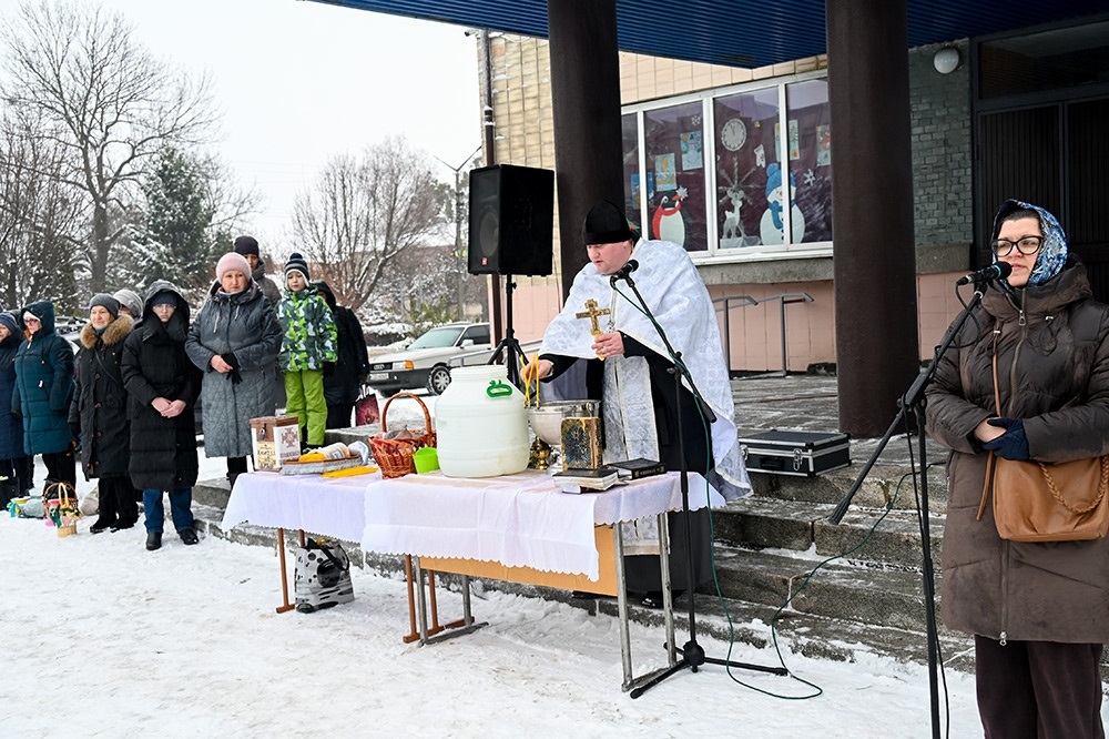 Освячення води 6 січня в Кагарлику