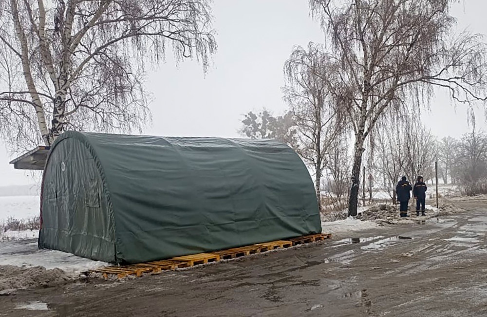 Мобільний Пункт Незламності ДСНС у Кагарлику біля КП