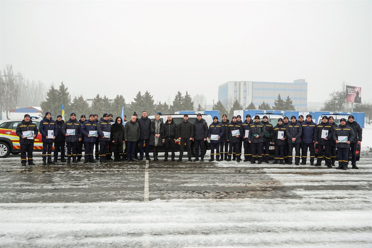 Під час передачі спецавтомобілів підрозділам ДСНС Київщини