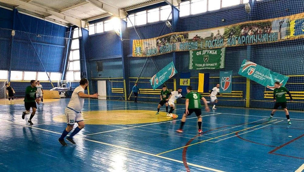 Відкритий турнір Кагарлицької громади з футзалу у ФОК - фрагмент матчу