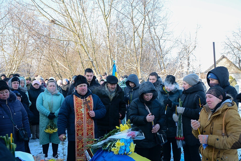 У Ставах провели в останню путь воїна Олега Тищенка - 4