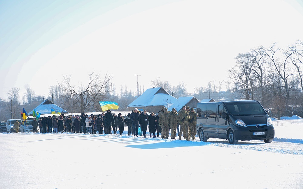 У Ставах провели в останню путь воїна Олега Тищенка - 20
