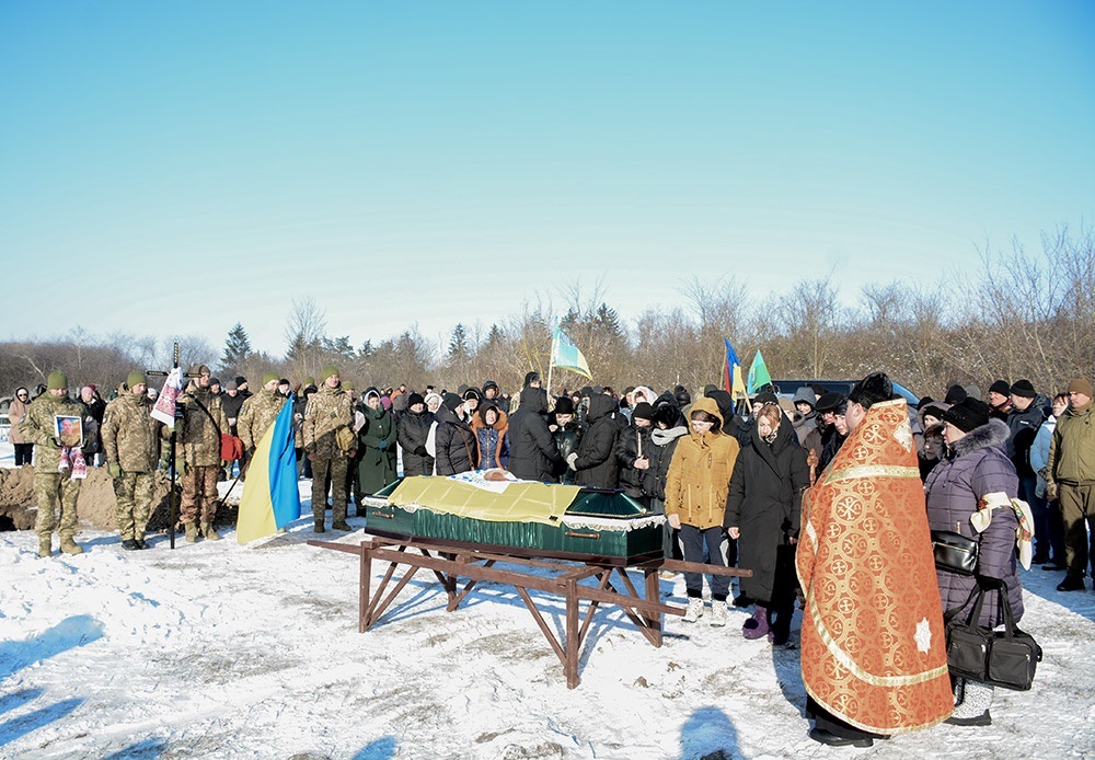 У Ставах провели в останню путь воїна Олега Тищенка - 24