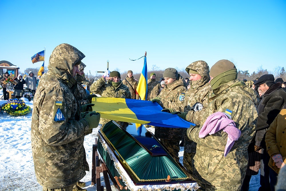 У Ставах провели в останню путь воїна Олега Тищенка - 25
