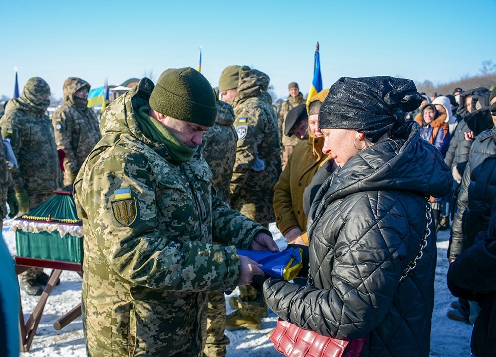 У Ставах провели в останню путь воїна Олега Тищенка - 26
