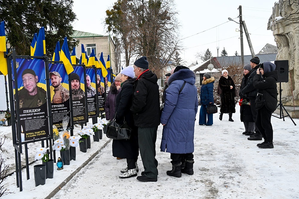 Урочистий захід до Дня Соборності України на Алеї Слави Героїв у Кагарлику - 2