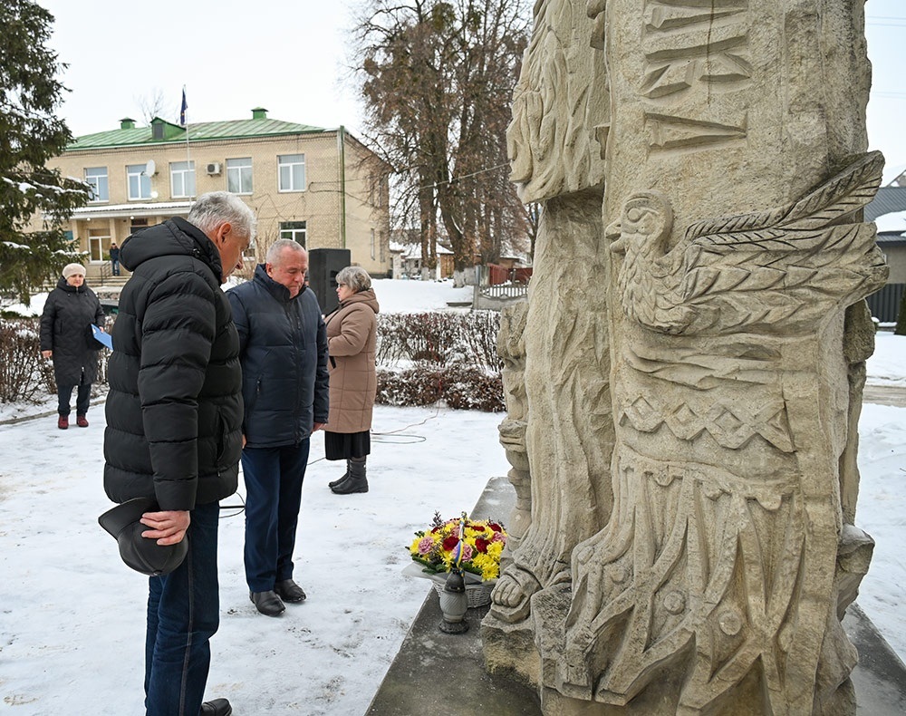 Урочистий захід до Дня Соборності України на Алеї Слави Героїв у Кагарлику - 5