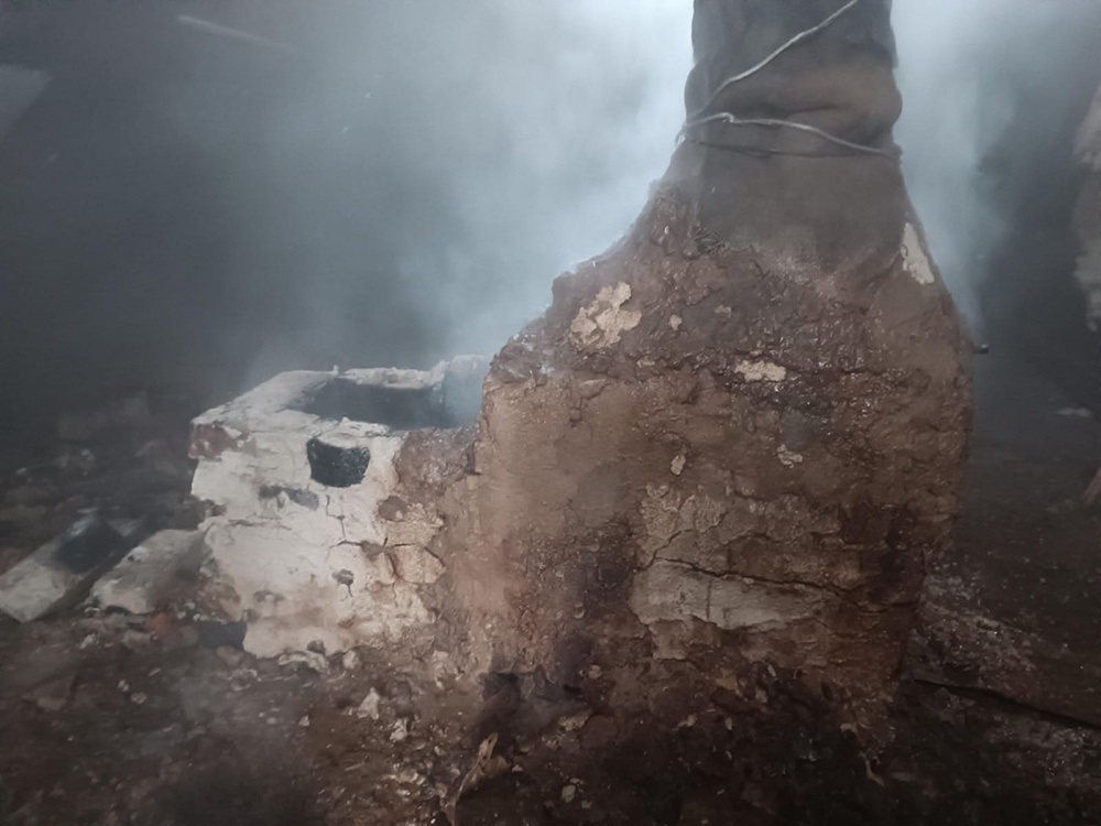 У Мирівці на Кагарличчині вогонь і температура пошкодили димар