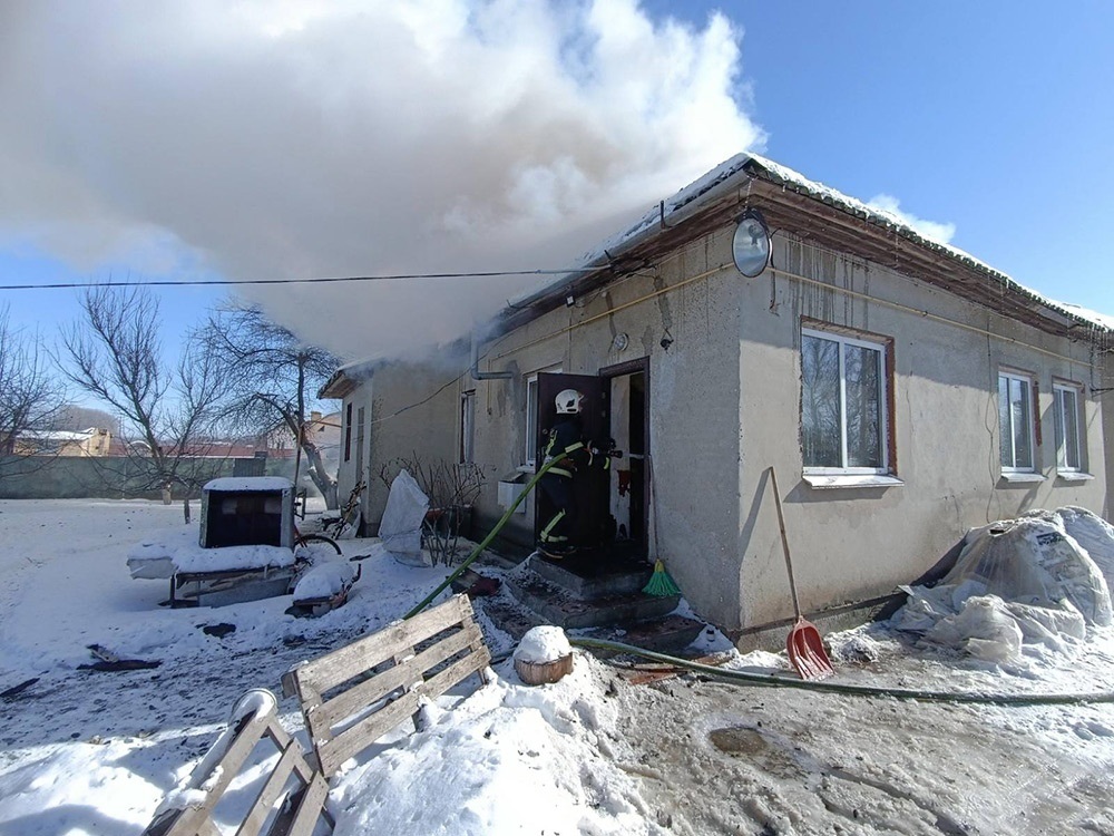 Пожежа в селі Антонівка на Кагарличчині