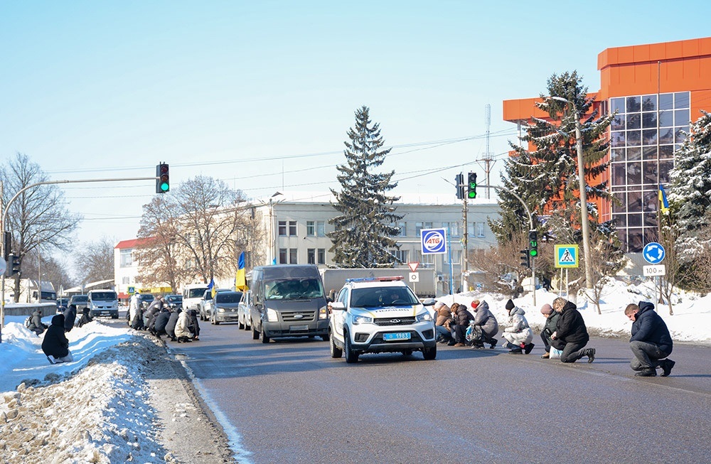 Кагарлик прощається із воїном Володимиром Дєговцевим