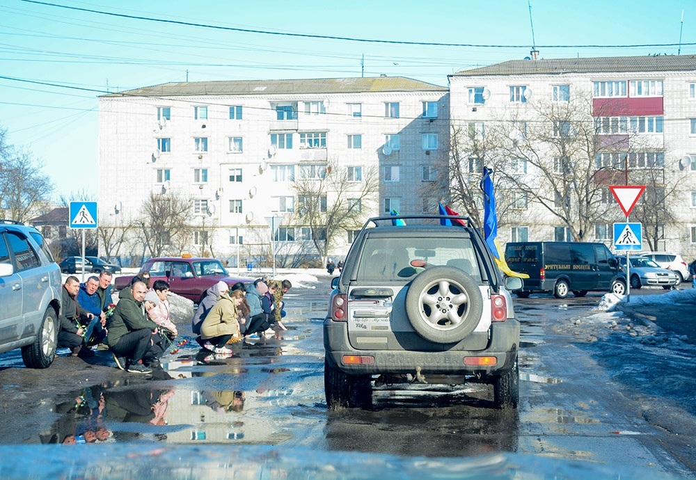 Кагарлик прощається із воїном Андрієм Ящуком - 3