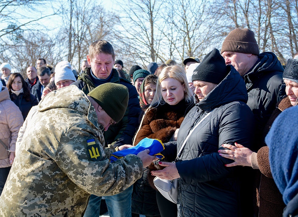 У Кагарлику провели в останню путь воїна Андрія Ящука - 23