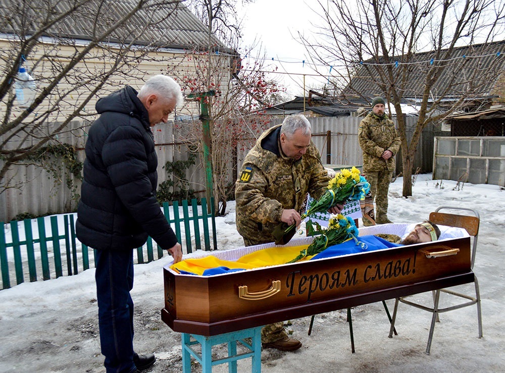 У Кагарлику провели в останню путь воїна Назара Жирного