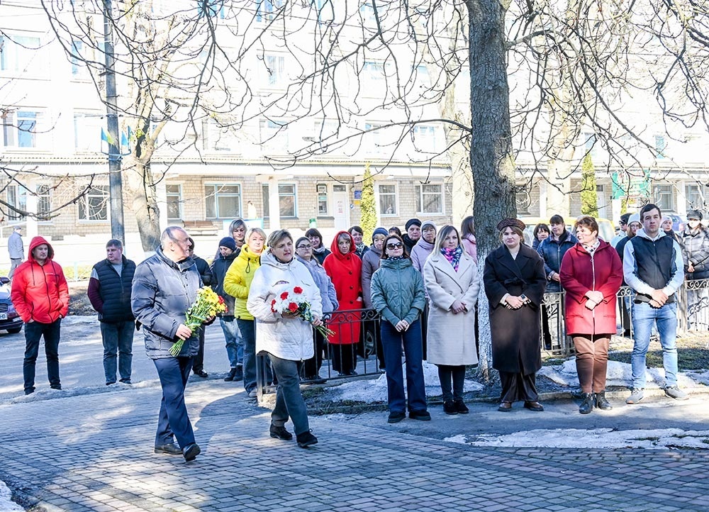 Урочисте покладання квітів до пам'ятника Тарасу Шевченку в Кагарлику