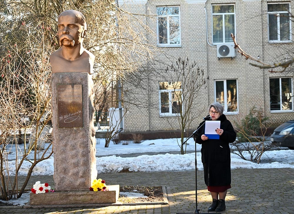 иступ Олени Петленко під час Шевченківських днів у Кагарлицькій громаді