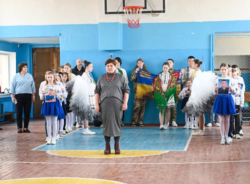 Вшанування пам'яті загиблих випускників-захисників у Кагарлицькому ліцеї №2