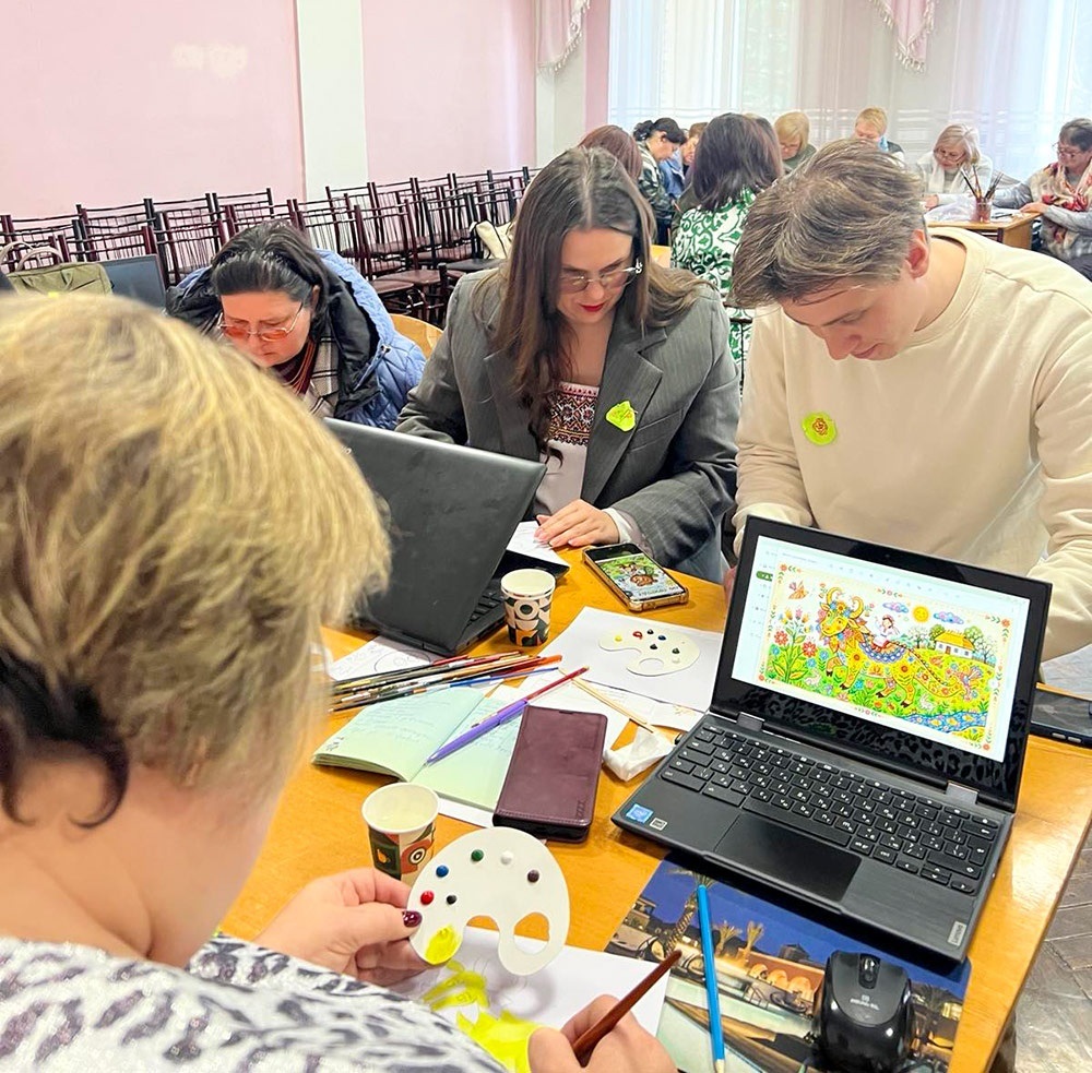 Під час обласної майстерки для вчителів в Кагарлику - 6