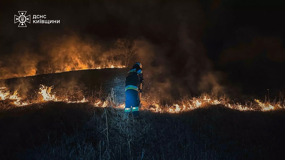 Пожежа в селі Онацьки ан Ржищівщині