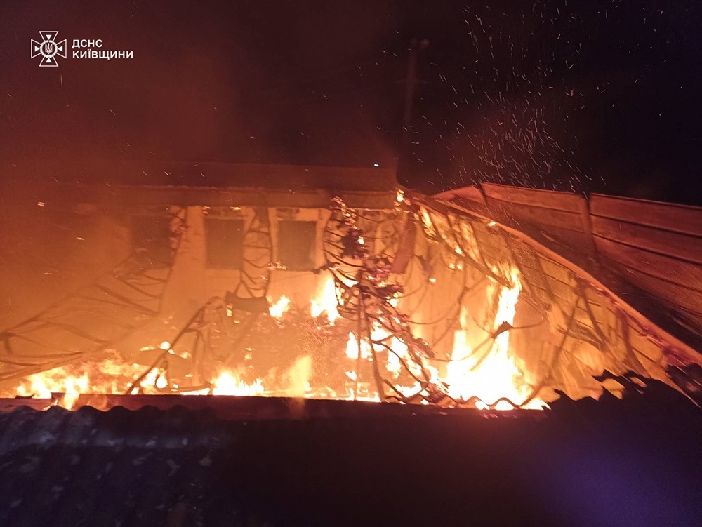 Пожежа в піцерії "Мандарин" в Кагарлику