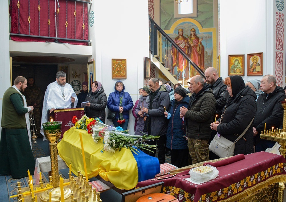 У Мирівці провели в останню путь воїна Олексія Шевченка - 4