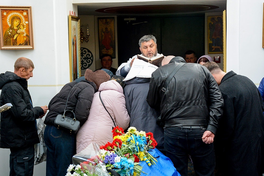 У Мирівці провели в останню путь воїна Олексія Шевченка - 6