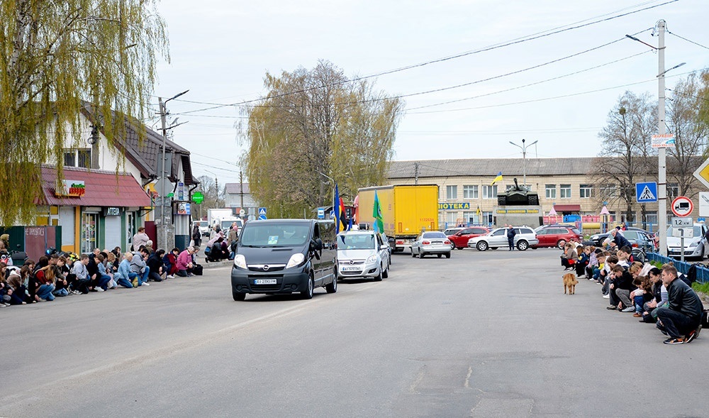 Кагарлик прощається із воїном Олексієм Богданцем